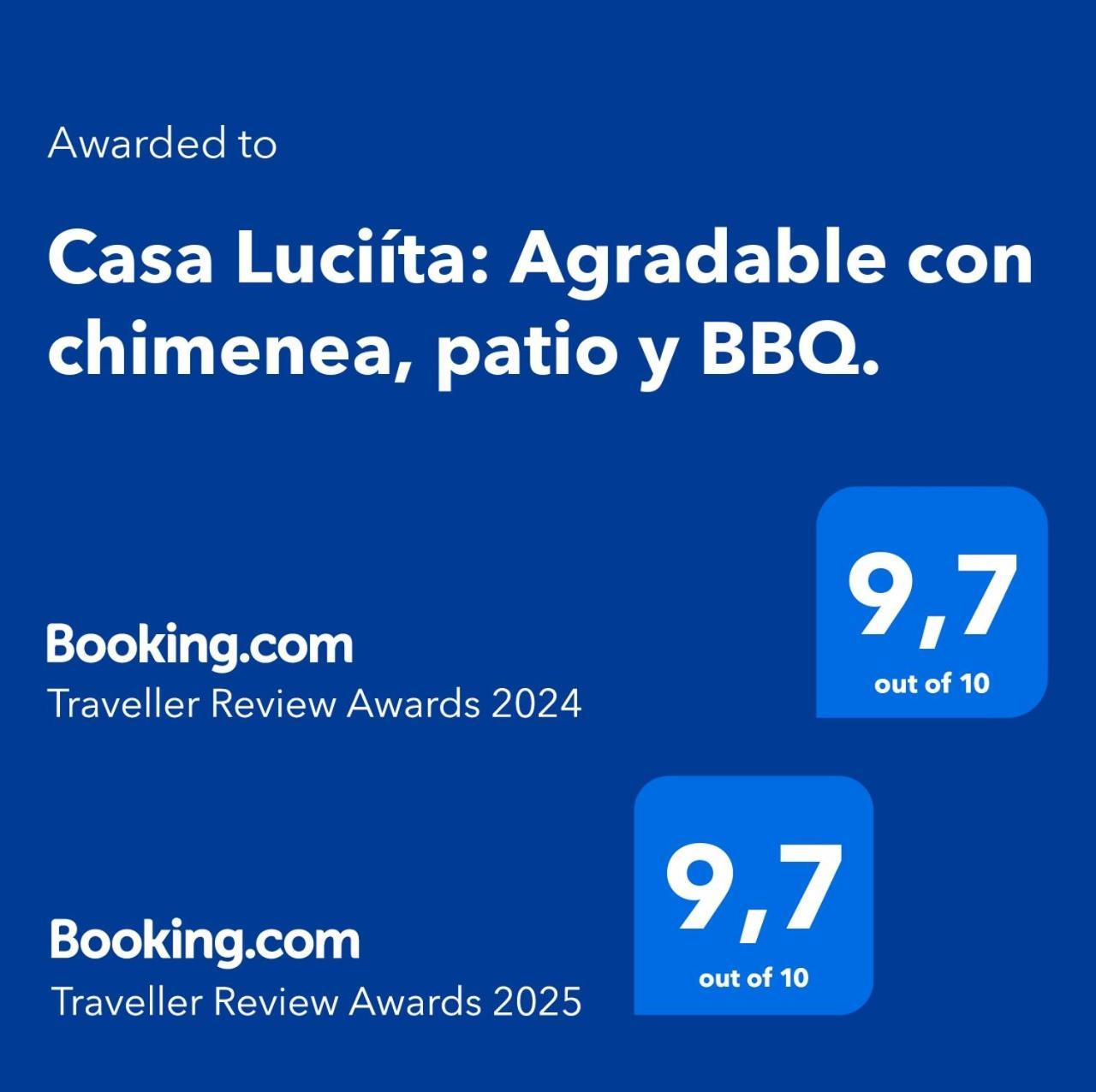 Casa Luciita: Agradable Con Chimenea, Patio Y Bbq.